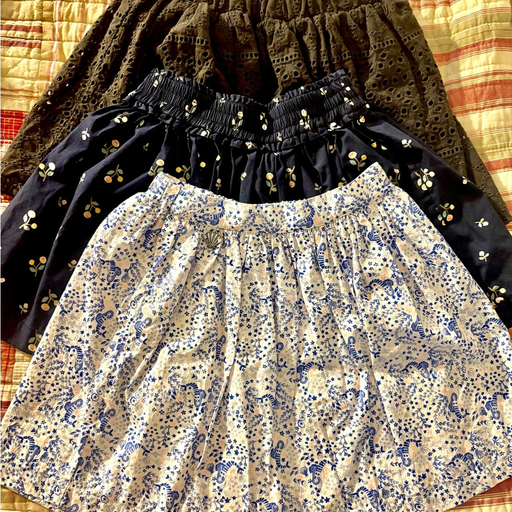 Bundle girl skirts 6-7 Hanna Andresson/H&M/Sergent Major
